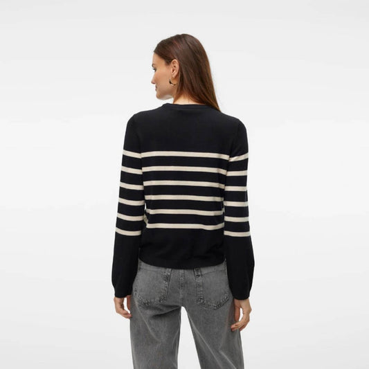 Bluzë VERO MODA VMSABA PLAIN LS O-NECK PULLOVER GA