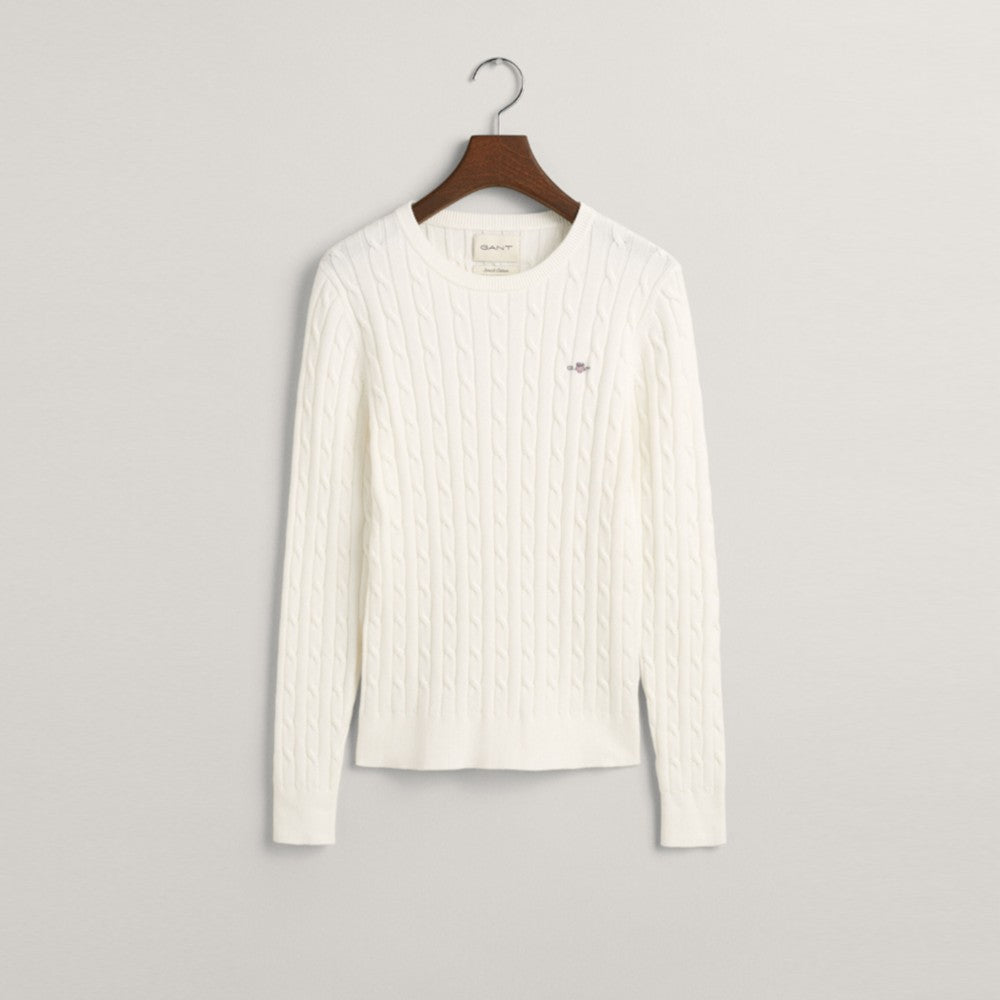 Xhemper GANT STRETCH COTTON CABLE C-NECK