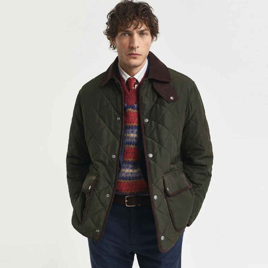 Jakne GANT QUILTED FLEECE JACKET