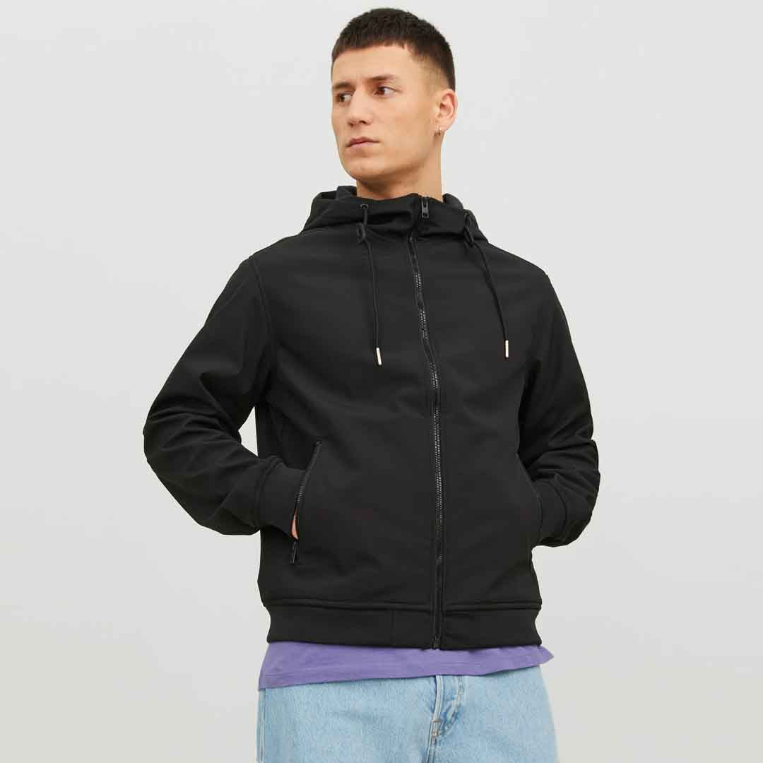 Jakne JACK & JONES JJEBASIC SOFTSHELL HOOD NOOS