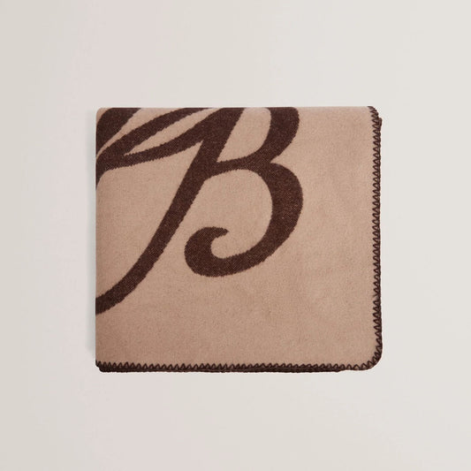 Shallë TED BAKER Tb Script Wool Blend Scarg