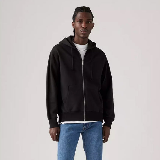 Duks LEVIS AUTHENTIC FULL ZIP BLACK AGATE