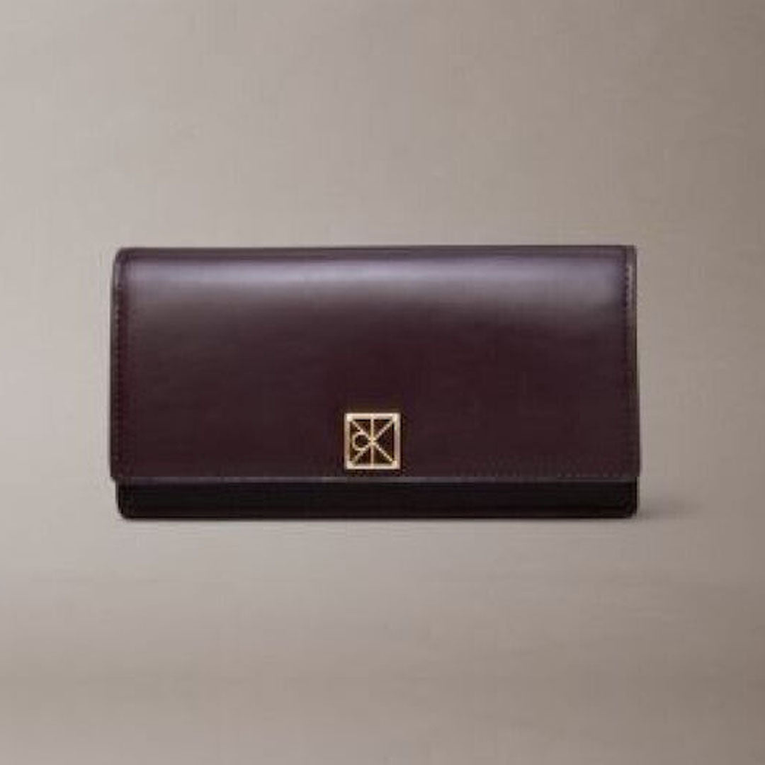 Kuletë CALVIN KLEIN EMBLEM HARDWARE LONG BIFOLD