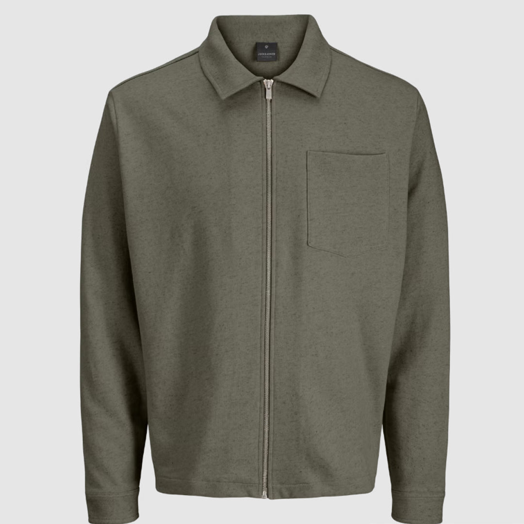 Duks Jack & Jones JPRBLAFREDDIE LS OVERSHIRT SWEAT