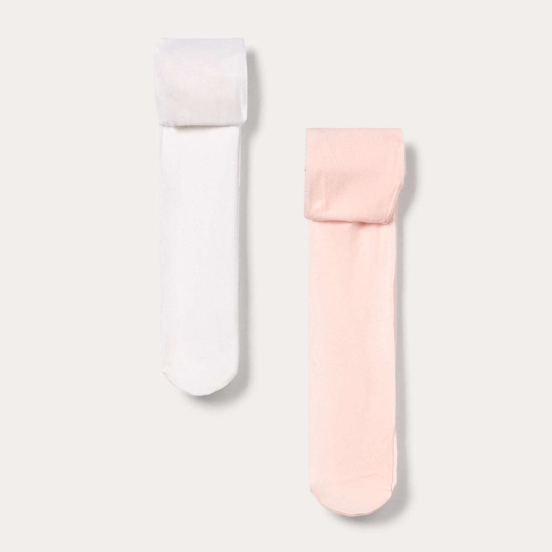 Leginse Blukids PK 2 COLLANT BIANCO/ROSA