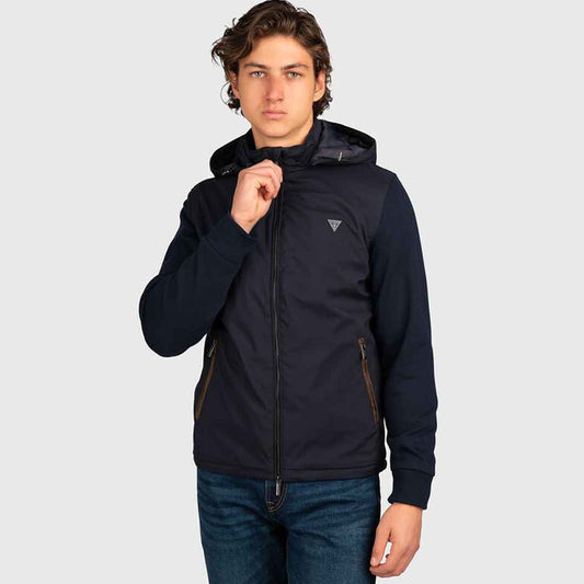 Jakne GUESS KNITTED WINDBREAKER