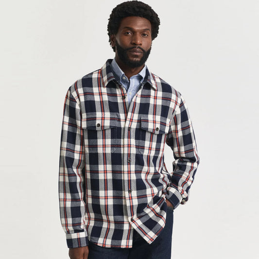 Këmishë GANT HEAVY TWILL CHECK OVERSHIRT