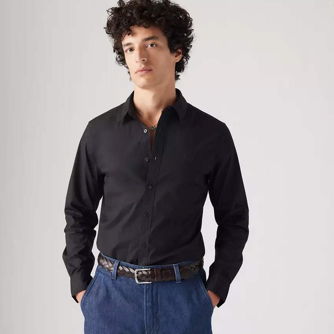 Këmishë LEVIS LS BATTERY HM SHIRT SLIM JET BLACK S