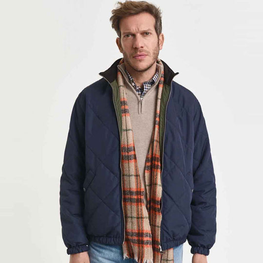 Jakne GANT REVERSIBLE STAND-UP COLLAR JACKET