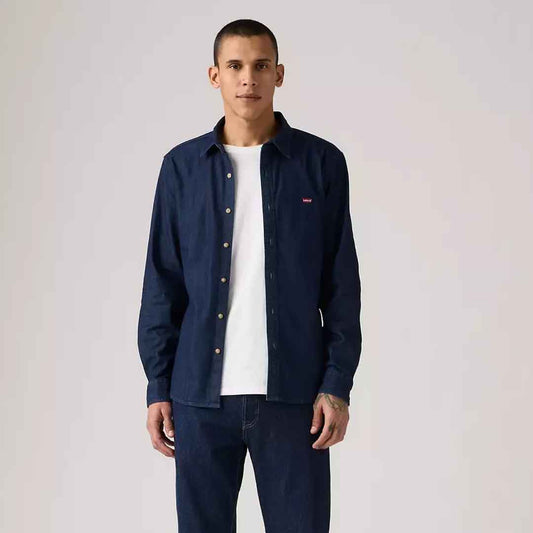 Këmishë LEVIS LS BATTERY HM SHIRT SLIM MOOKIE DARK
