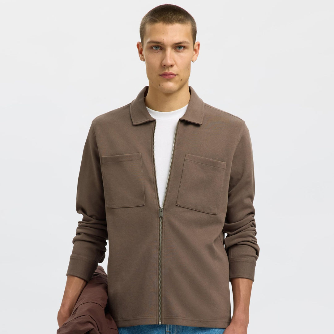 Jakne SELECTED SLHJACKIE SWEAT ZIP JACKET NOOS