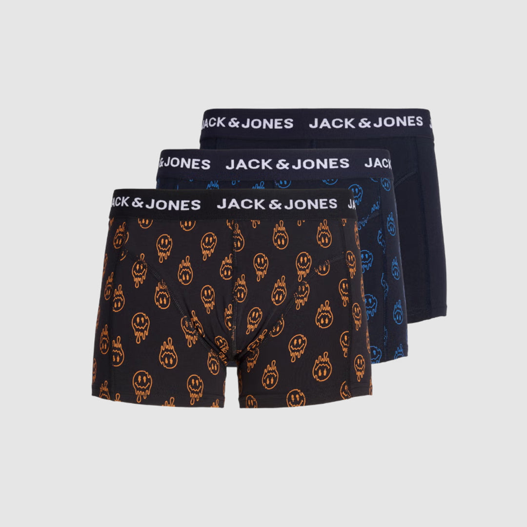 Bokserica Jack & Jones JACDALE SMILEY TRUNKS 3 PAC
