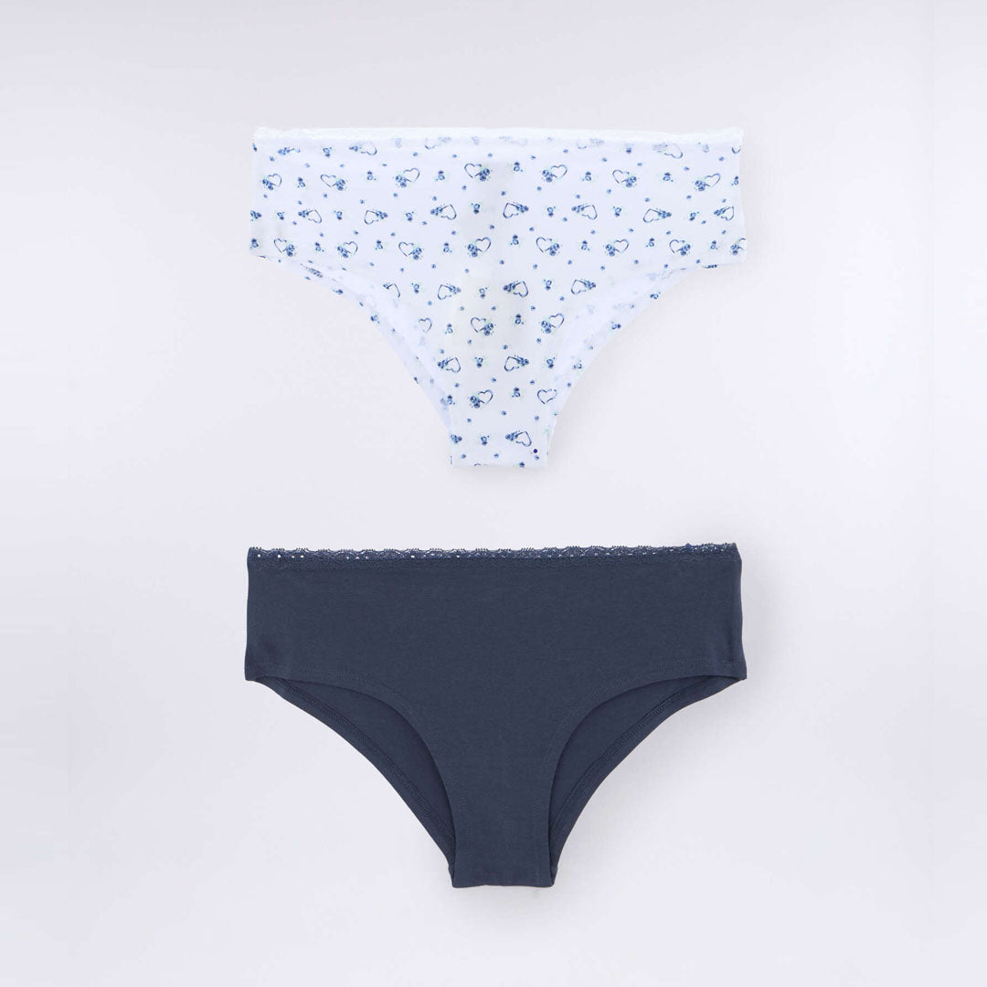 Brekë Upim PK2 BRAZILIA BIANCO/BLU