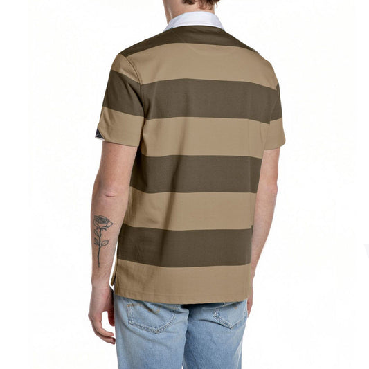 Maicë Replay STRIPED HEAVY COTTON JERSEY
