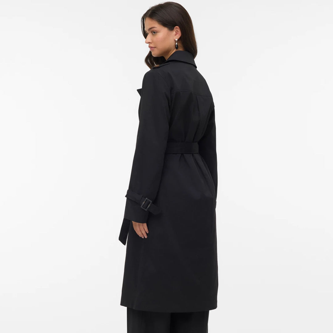 Palltë VERO MODA VMJAMIACHELSEA LONG TRENCHCOAT EN