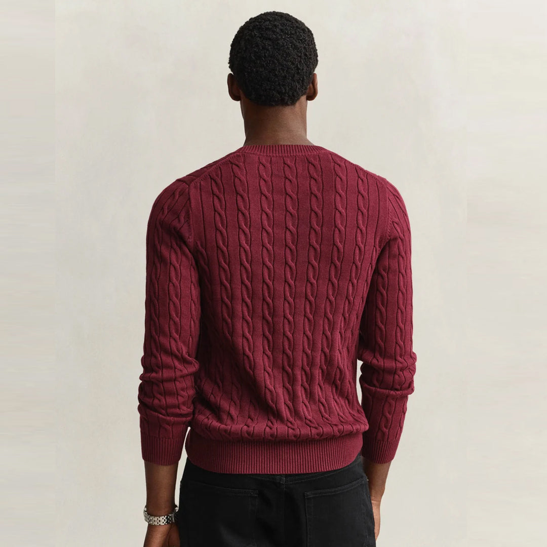 Xhemper Gant CLASSIC CABLE KNIT SWEATER
