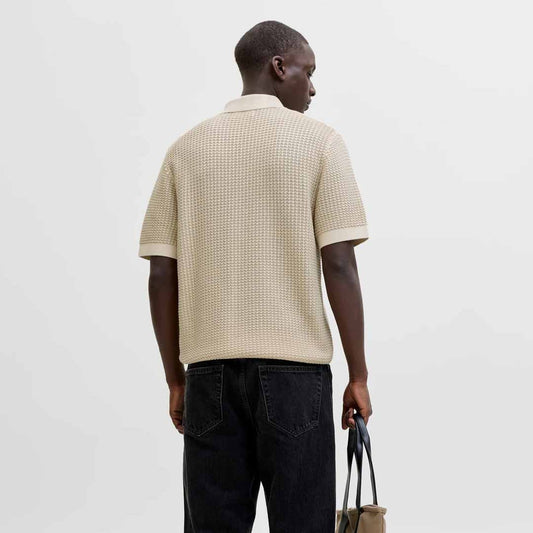 Maicë Jack & Jones JPRBLUKINGSLEY KNIT POLO SS LN