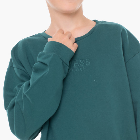 Duks GUESS OVERSIZE LS ACTIVE T