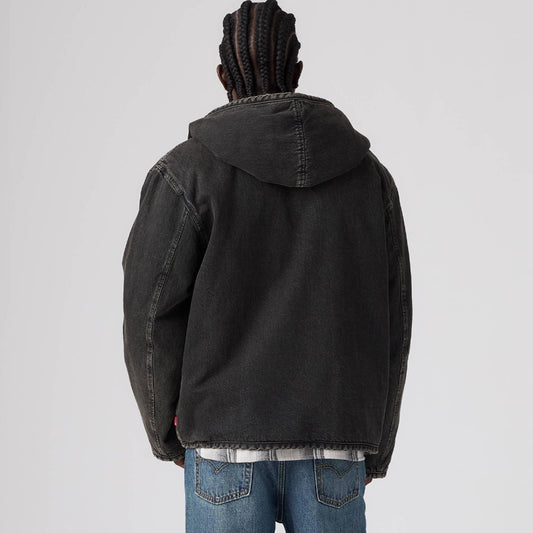 Jakne Levis CAMPO SHERPA JACKET JET BLACK
