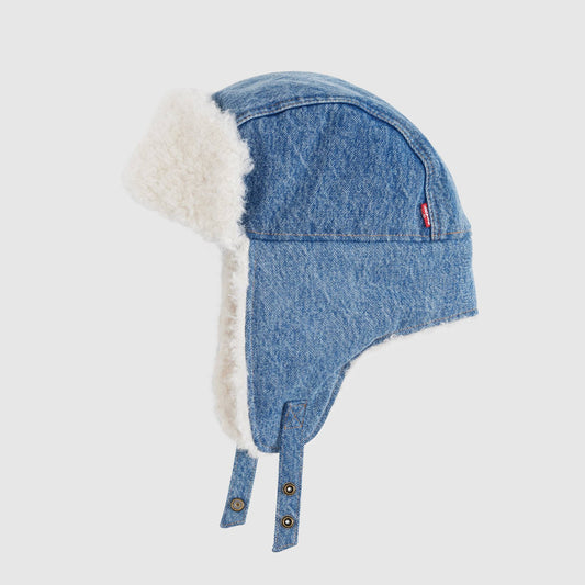 Kapelë Levis COZY TRAPPER BLUE SKY WASH
