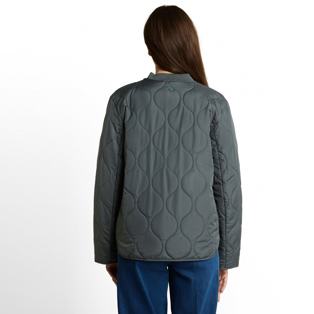 Jakne Tom Tailor quilted bomber collar