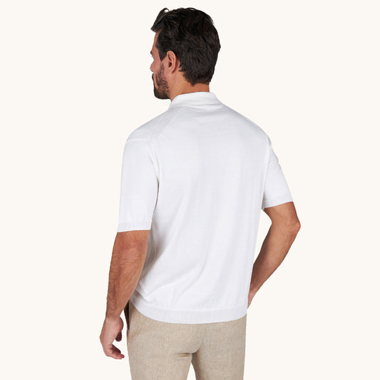 Maicë Paul & Shark COTTON SILK POLO SHIRT