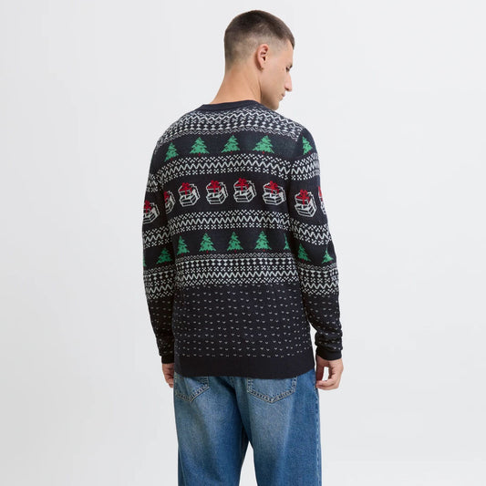 Bluzë JACK & JONESJJX MAS ANDREW KNIT CREW NECK