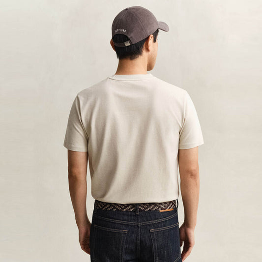 Maicë Gant 2 TONE PIQUE SS TSHIRT
