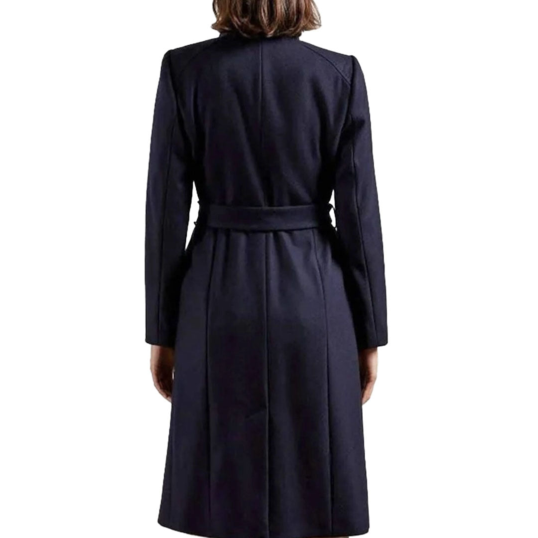 Palltë Mid Length Wool Wrap Coat