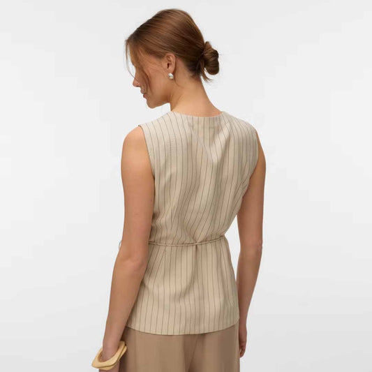 Bluzë Vero Moda VMKIARA S/L WRAP TOP WVN BTQ