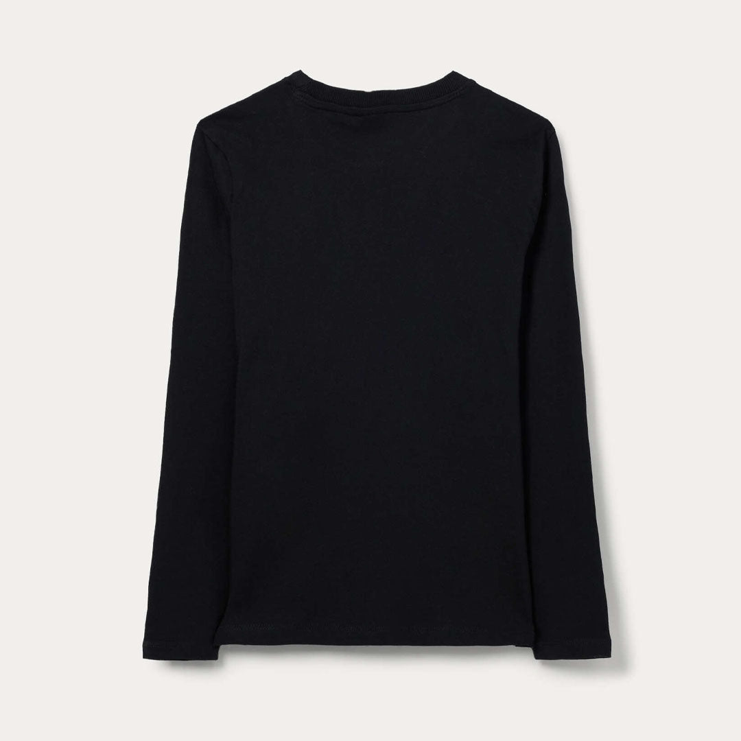 Maicë Blukids TSH LS SOLID BLACK BEAUTY