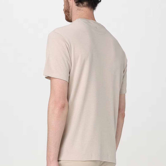 Maicë Paul & Shark MEN'S WOVEN COTTON LYOCELL T-SHIRT