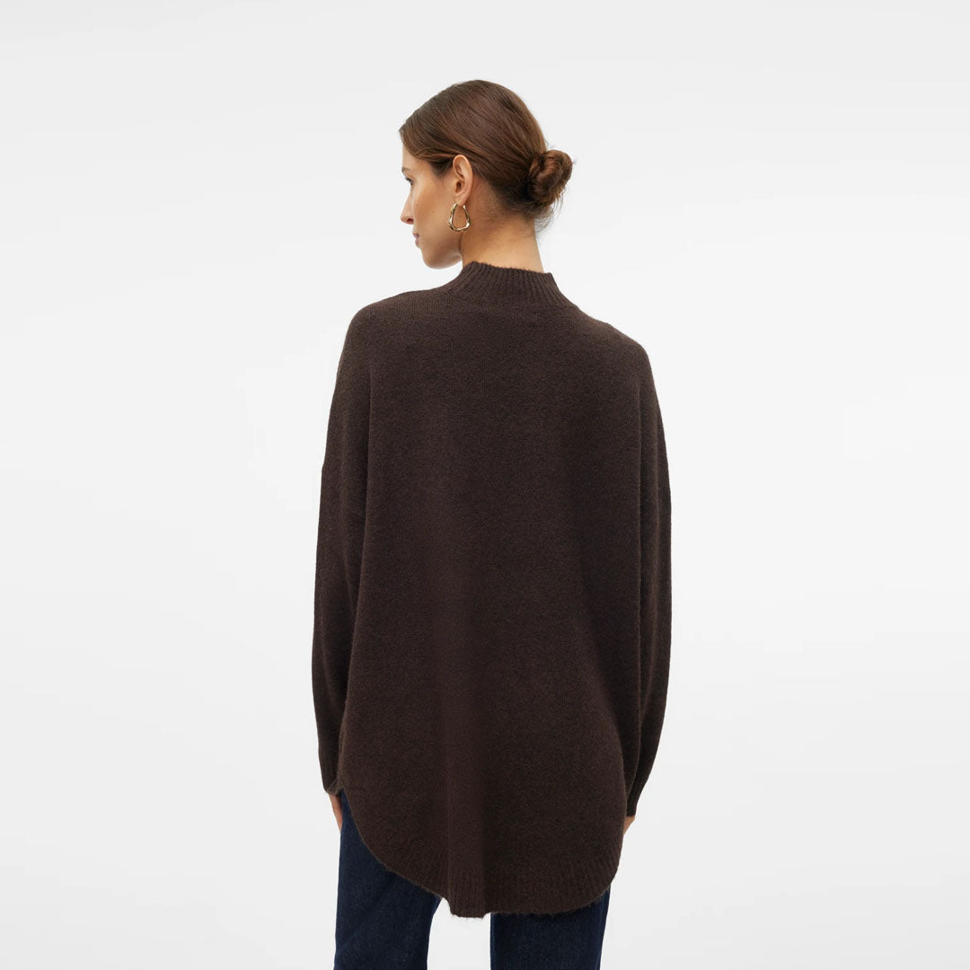 Bluzë VERO MODA VMPLAZA LS HIGHNCK LONG PULLOVER G