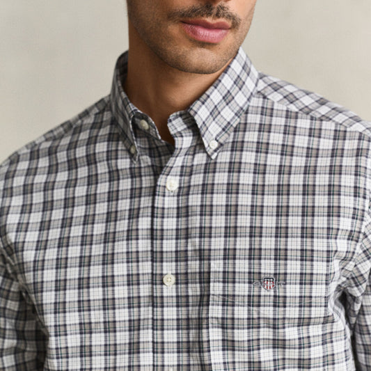 Këmishë Gant REG POPLIN CHECK SHIRT