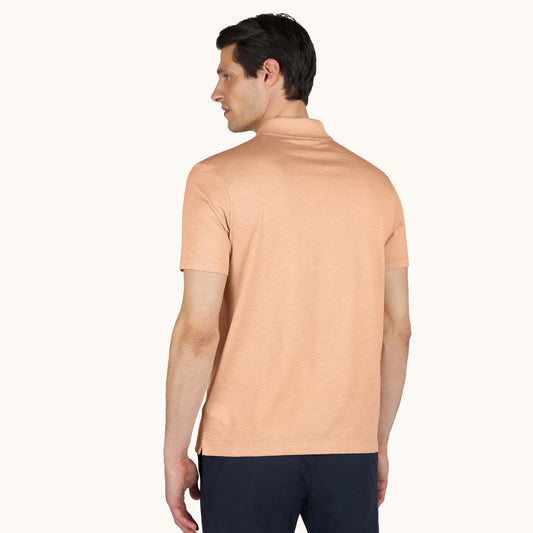Maicë Paul & Shark COTTON SILK ZIP POLO SHIRT