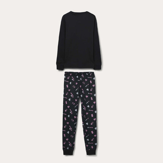Pizhame Blukids LONG PYJAMA OBSIDIAN