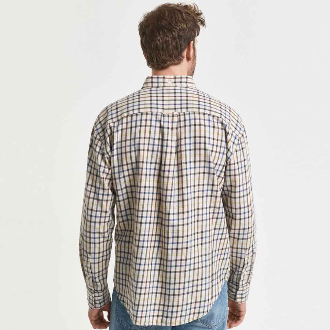 Këmishë GANT REL TWILL CHECK SHIRT