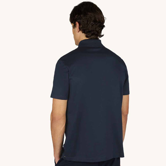 Maicë Paul & Shark MEN'S KNITTED COTTON POLO SHIRT