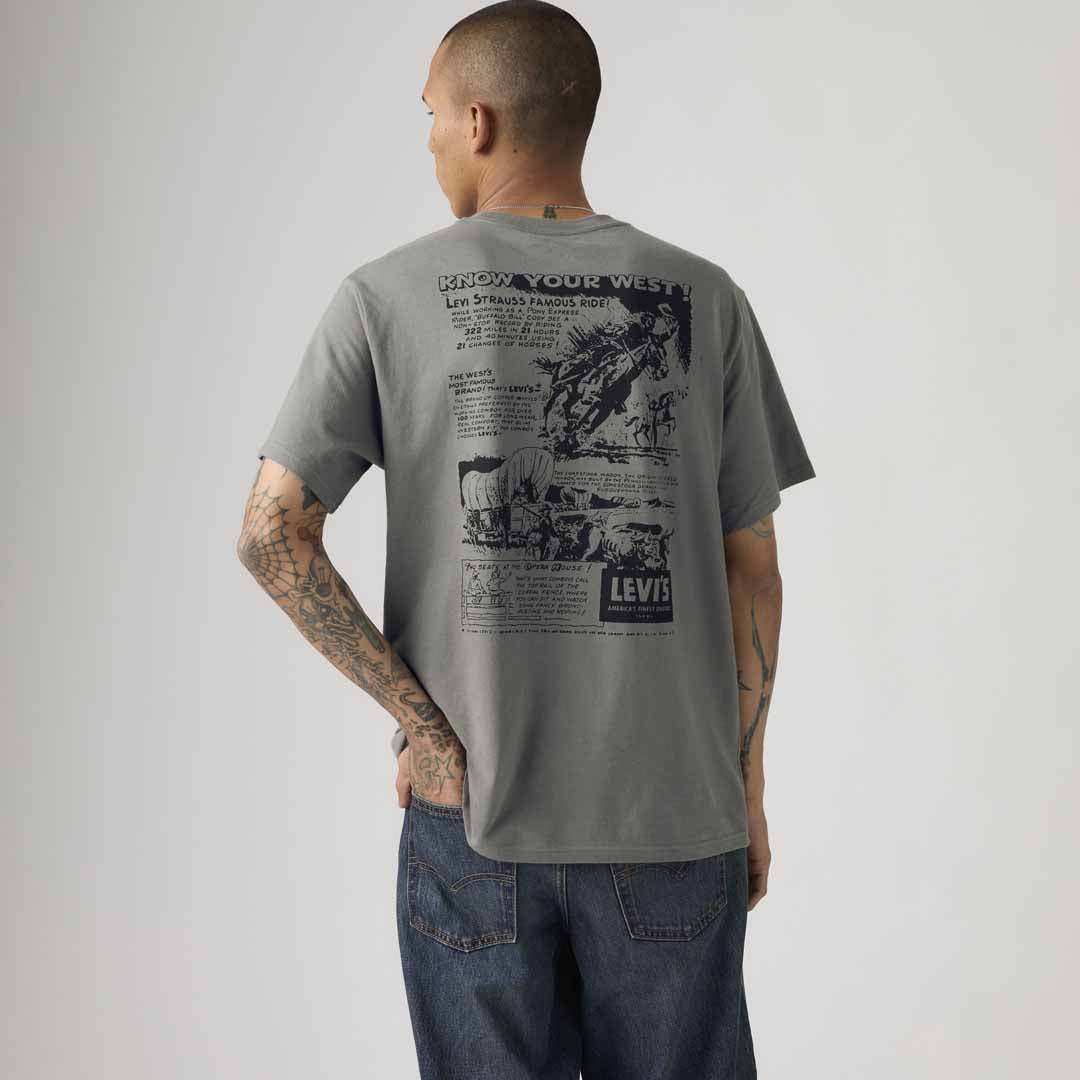 Maicë Levis SS RELAXED FIT TEE KNOW YOUR WEST 3 SM