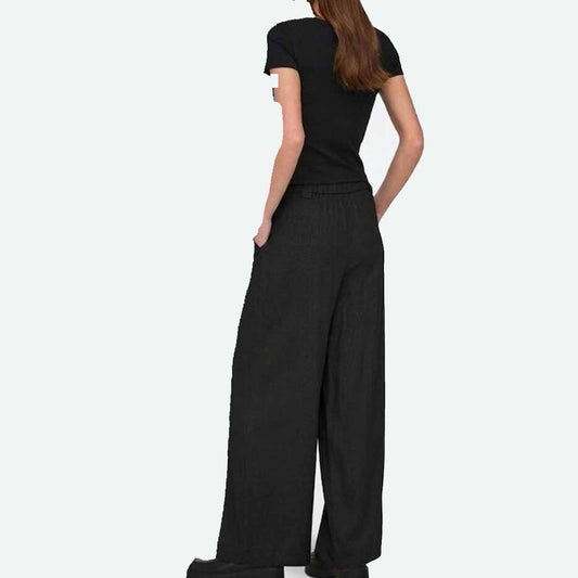 Pantallona Only ONLSVEA-GOA MW LINEN BL WIDE CC PNT