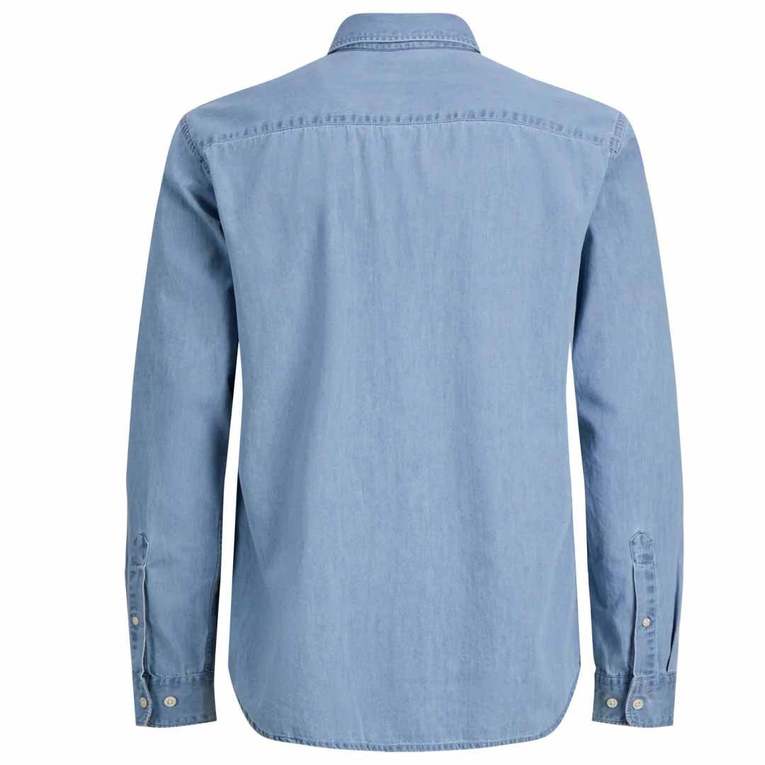 Këmishë Jack & Jones JPRBLUELIAS DENIM PRINT L/S SHIRT
