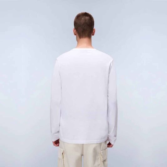Bluzë Napapijri SALIS LS 1 BRIGHT WHITE 002