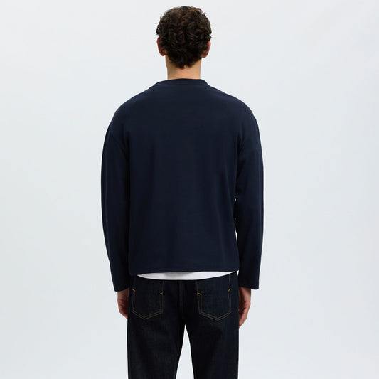 Bluzë Selected SLMTAJ HEAVY LS O-NECK TEE
