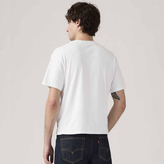 Maicë Levis BOXY SS TEE BRIGHT WHITE JERSEY