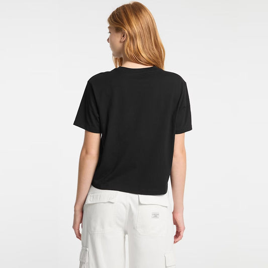 Maicë GUESS JEANS GJ SS CN BOXY EMBRO LOGO TEE