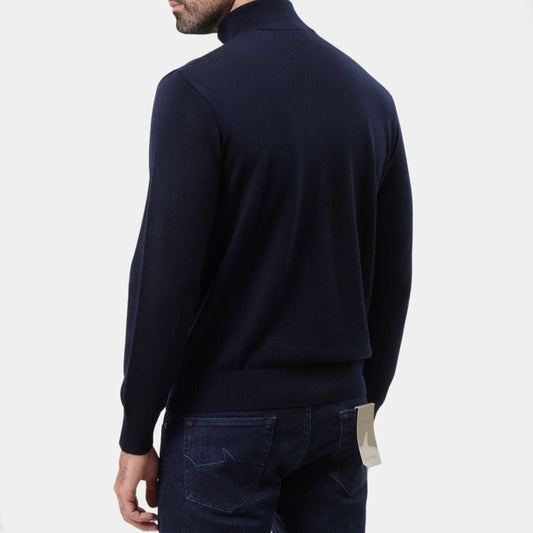 Bluzë PAUL & SHARK SWEATER ZIP WOOL LYOCELL