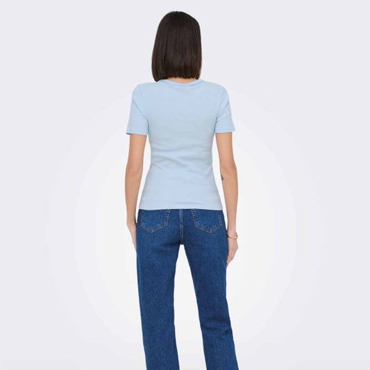 Maicë Jacqueline de Yong JDYLUCKY S/S O NECK TOP JRS NOOS