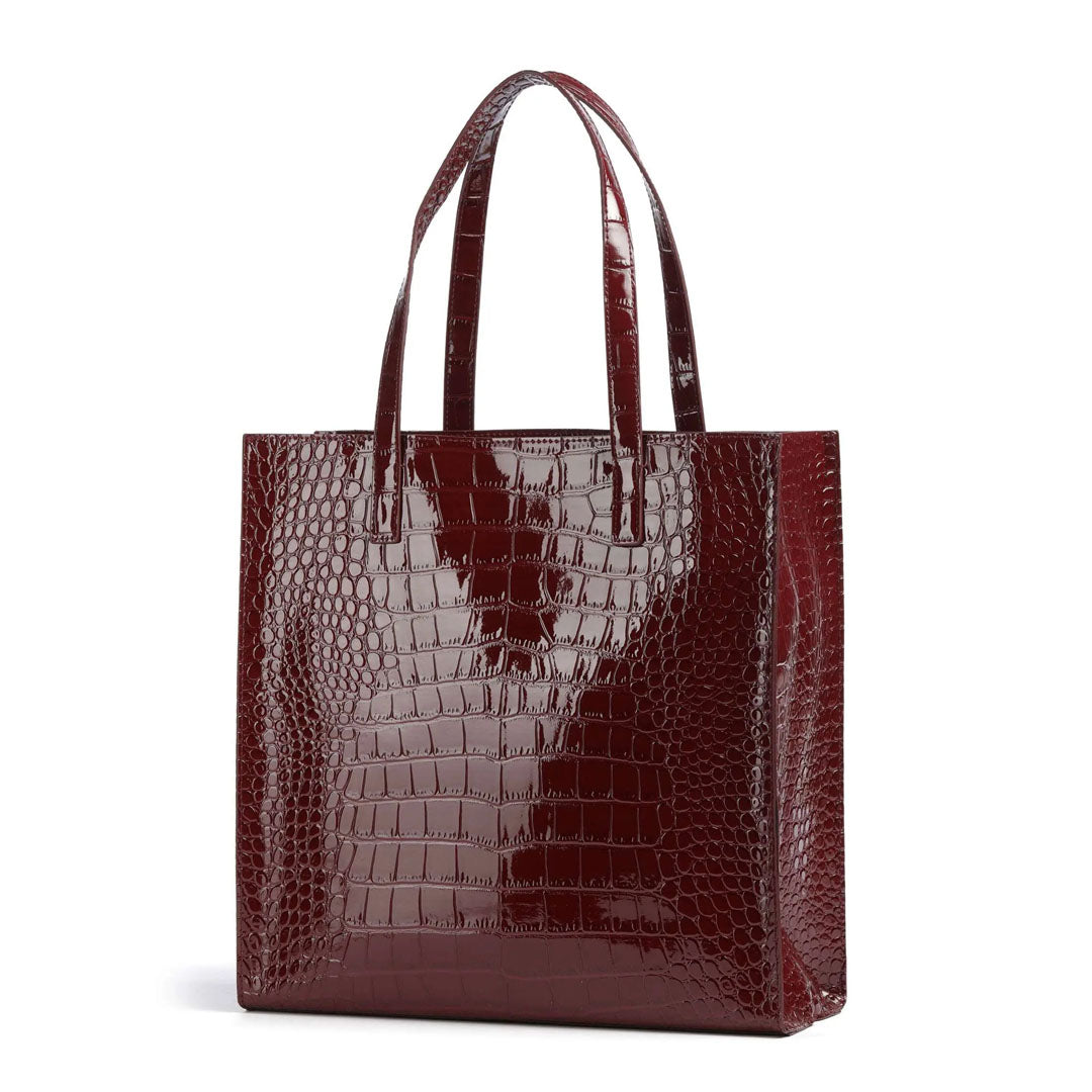 Qantë krahu TED BAKER Croc Effect Large Icon Bag