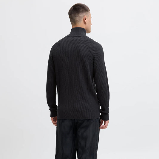 Duks JACK & JONES JJPANNEL KNIT HALF ZIP AW25