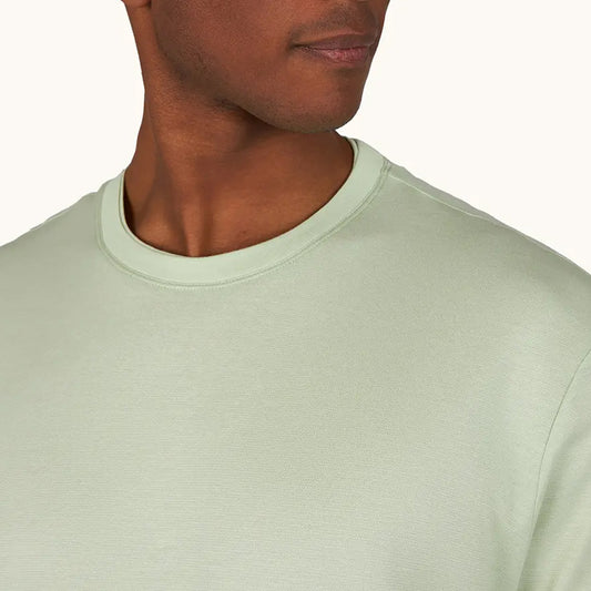 Maicë Paul & Shark MEN'S WOVEN COTTON LYOCELL T-SHIRT